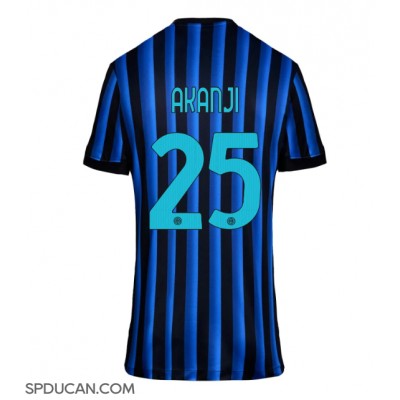 Zenski Nogometni Dres Inter Milan Manuel Akanji #25 Domaci 2025-26 Kratak Rukav Zenski Nogometni Dres Inter Milan Manuel Akanji #25 Domaci 2025-26 Kratak Rukav